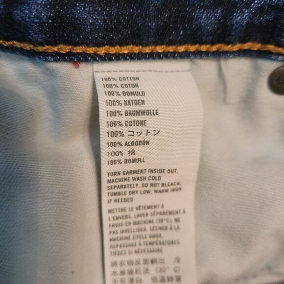 Hollister Jeans 30x32 Button Fly Straight Ripped Medium Light Wash Cotton Denim - Picture 6 of 11